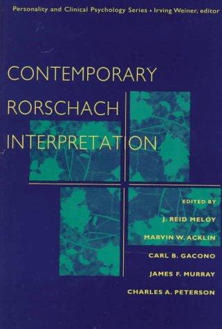 Contemporary Rorschach interpretation
