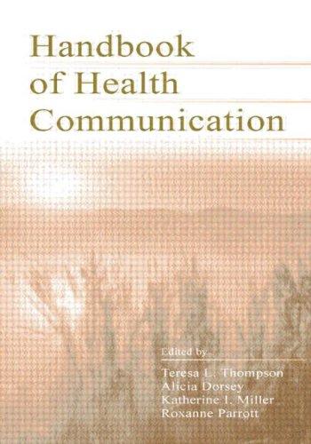 Handbook of Health Communication