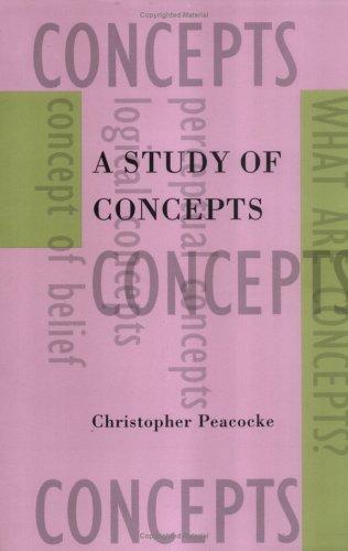 A Study of Concepts (Representation and Mind)