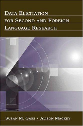 Data elicitation for second and foreign language research