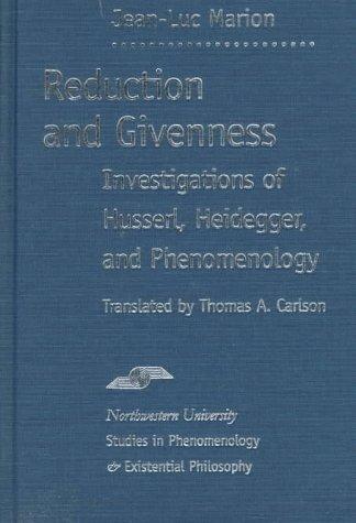 Reduction and givenness