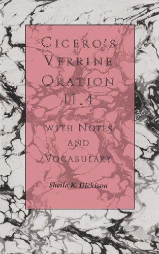 Cicero's Verrine Oration II.4