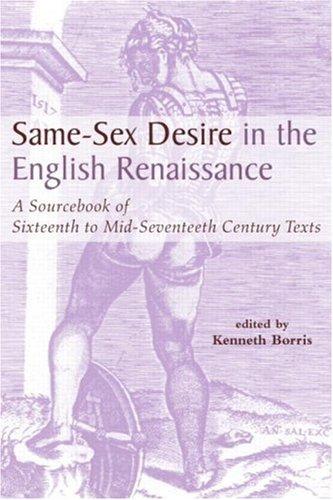 Same-sex desire in the English Renaissance