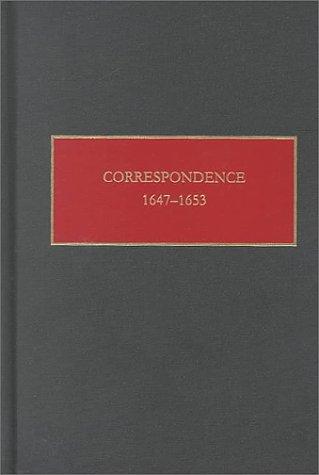 Correspondence, 1647-1653