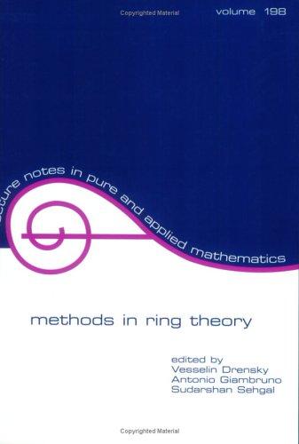 Methods in ring theory