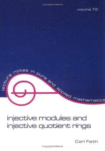 Injective Modules and Injective Quotient Rings
