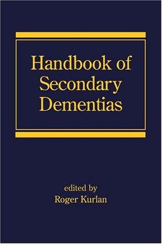 Handbook of Secondary Dementias