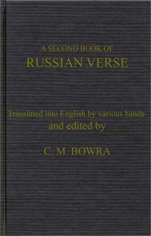 A Second Book of Russian Verse