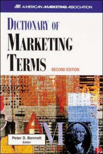 Dictionary of Marketing Terms