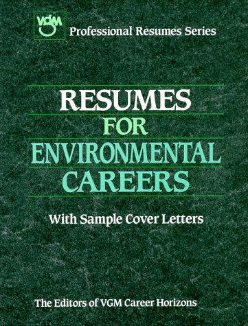 Resumes for Environmental Careers