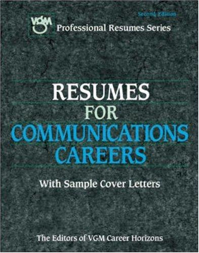 Resumes for Communications Careers