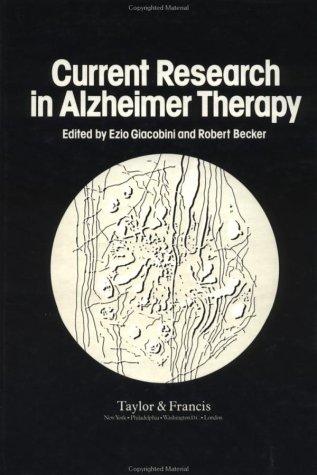 Current Research in Alzheimer Therapy