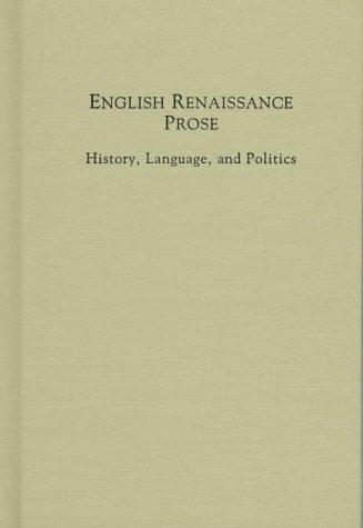 English Renaissance prose