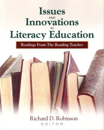 Issues and Innovations in Literacy Education