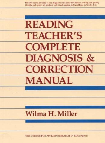 Reading Teacher's Complete Diagnosis & Correction Manual