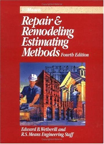 Repair & Remodeling Estimating Methods