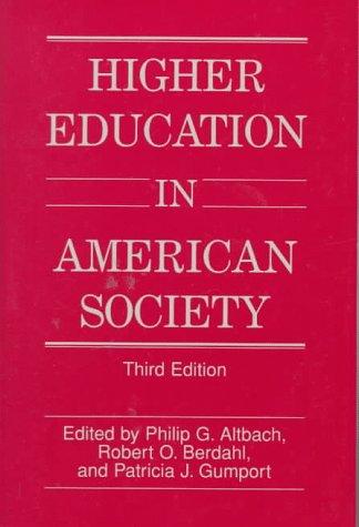 Higher education in American society