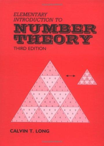 Elementary introduction to number theory