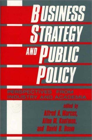 Business strategy and public policy
