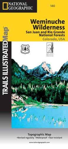 Trails Illustrated Weminuche Wilderness, Colorado
