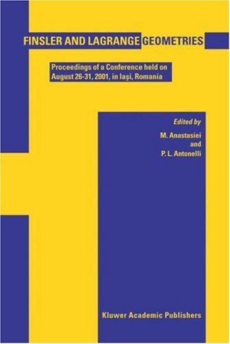 Finsler and Lagrange Geometries