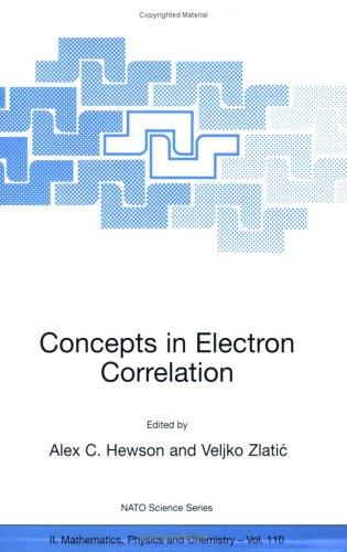 Concepts in Electron Correlation