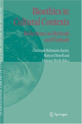 Bioethics in Cultural Contexts