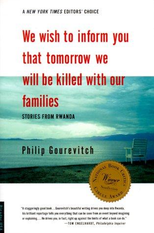We wish to inform you that tomorrow we will be killed with our families