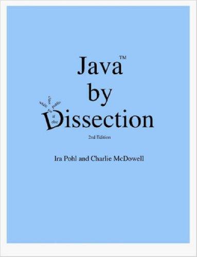 Java by dissection