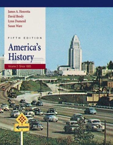 America's History: Volume II
