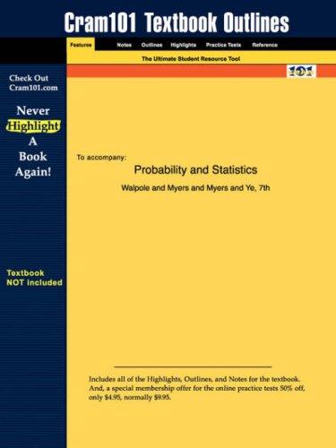 Probability and Statistics