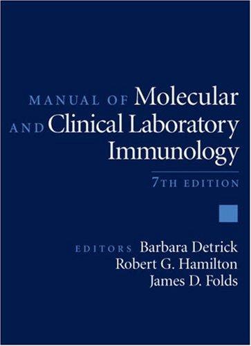 Manual of Molecular and Clinical Laboratory Immunology