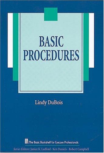 Basic procedures