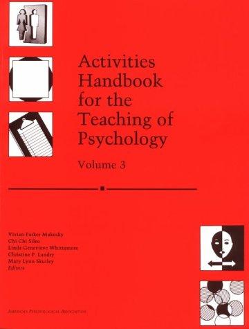 Activities handbook for the teaching of psychology