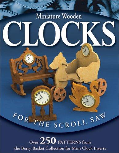 Miniature wooden clocks for the scroll saw