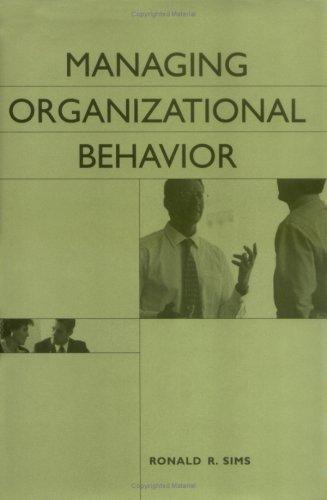 Managing organizational behavior