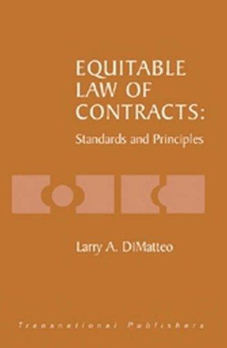 Equitable law of contracts