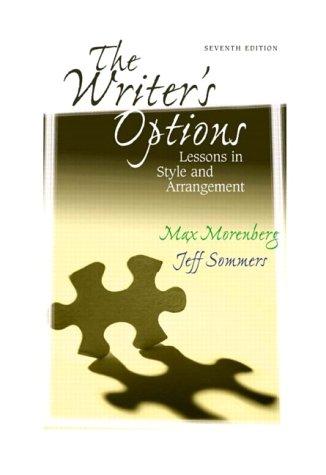 The Writer's Options