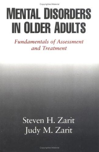 Mental Disorders in Older Adults