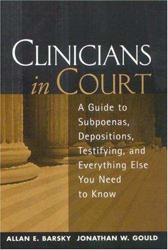 Clinicians in court