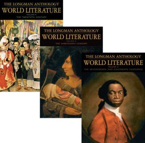 Longman Anthology of World Literature Volume II (D, E, F)