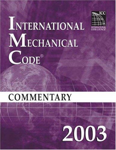 2003 International Mechanical Code Commentary