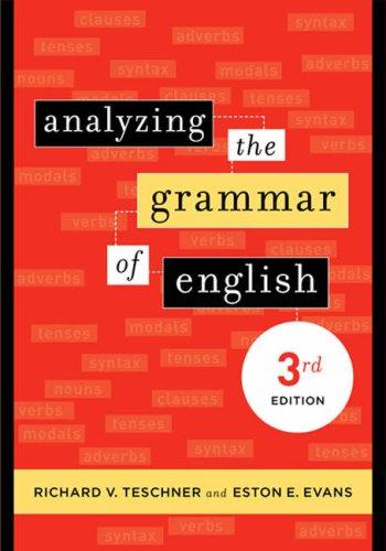 Analyzing the grammar of English
