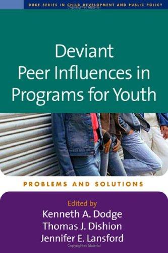 Deviant peer influences in programs for youth