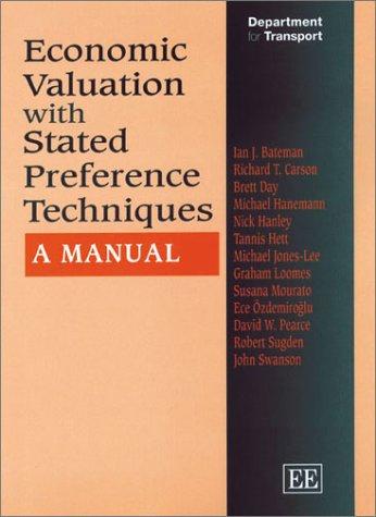 Economic Valuation With Stated Preference Techniques