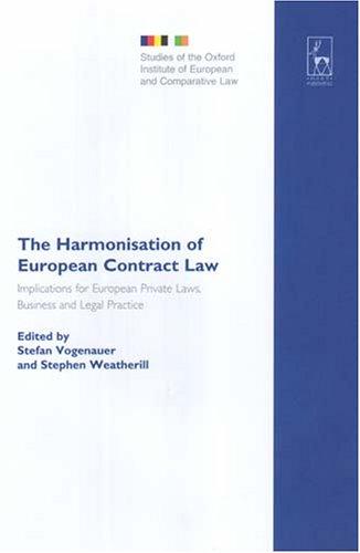 The harmonisation of European contract law