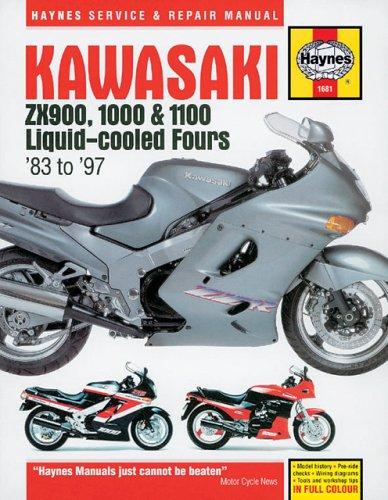 Kawasaki ZX900, 1000 & 1100 liquid-cooled fours service & repair manual