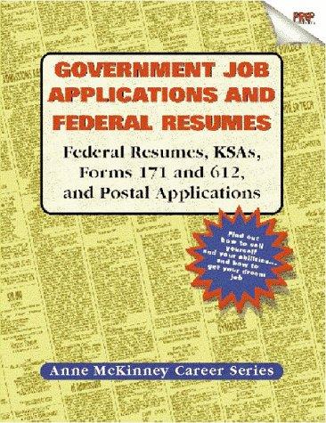 Government Job Applications & Federal Resumes