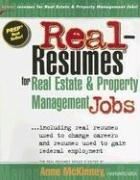 Real-Resumes for Real Estate & Property Management Jobs