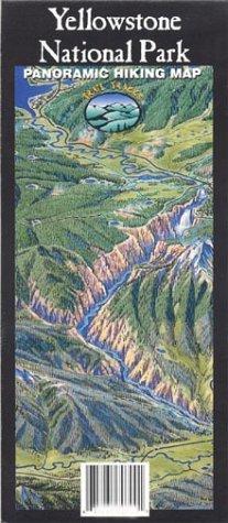 Yellowstone National Park Panoramic Hiking Map